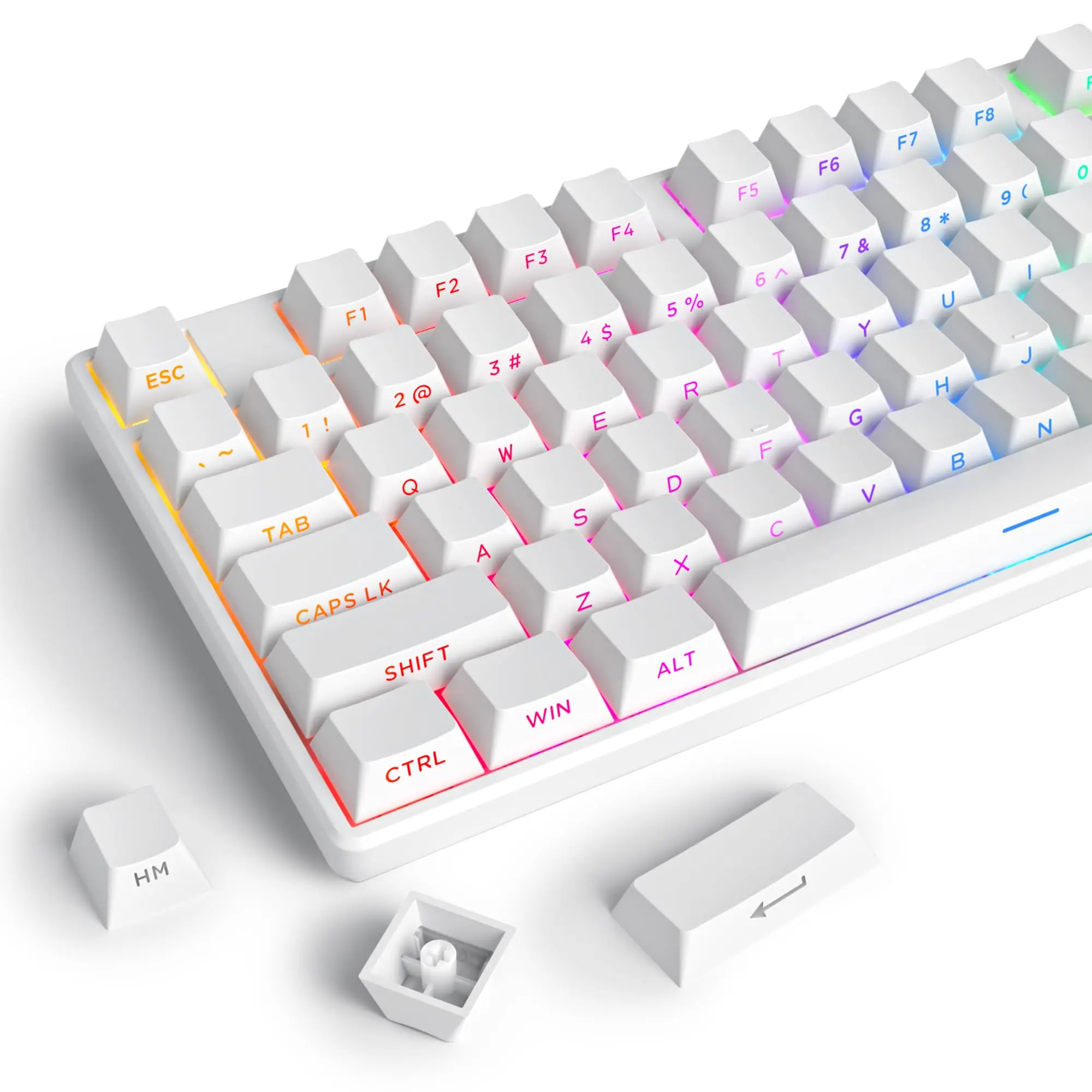 Gaming Accessories Aesthetic - Capuchons de touches de clavier en