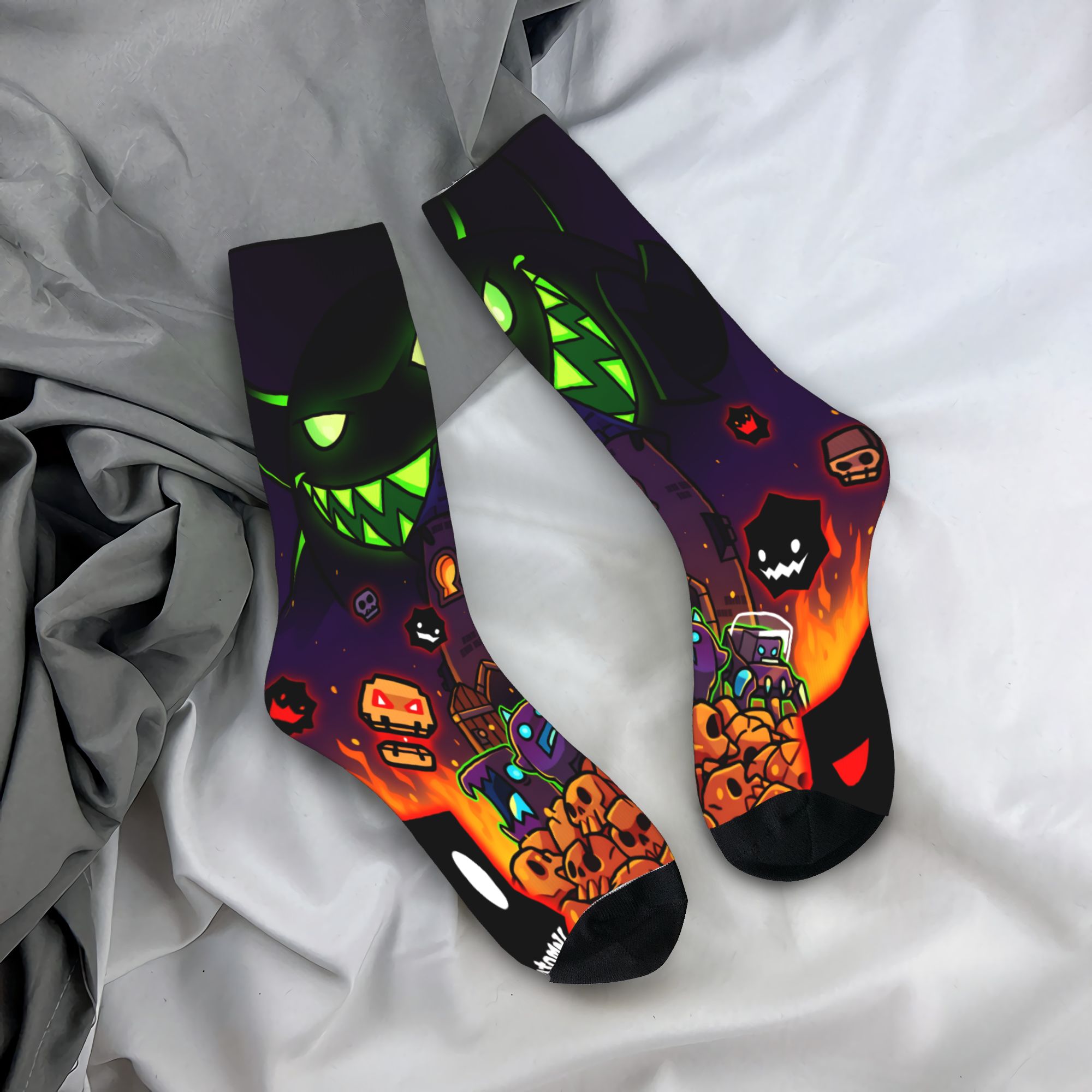 Gaming Accessories Gift Ideas - Bas de jeu à géométrie, chaussettes