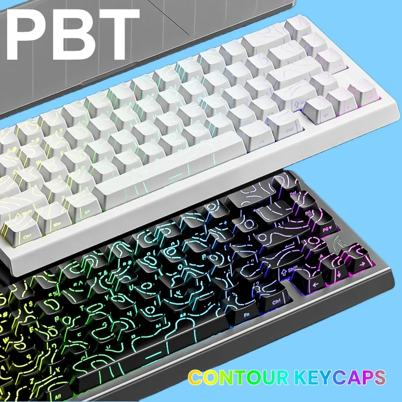 Gaming Accessories Aesthetic - Capuchons de touches Contour KM98 PBT,