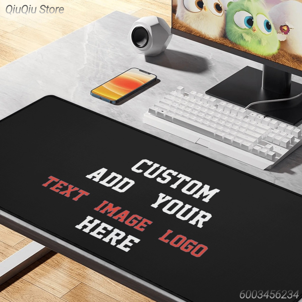 Gaming Accessories Photo - Tapis de souris personnalisé avec image,
