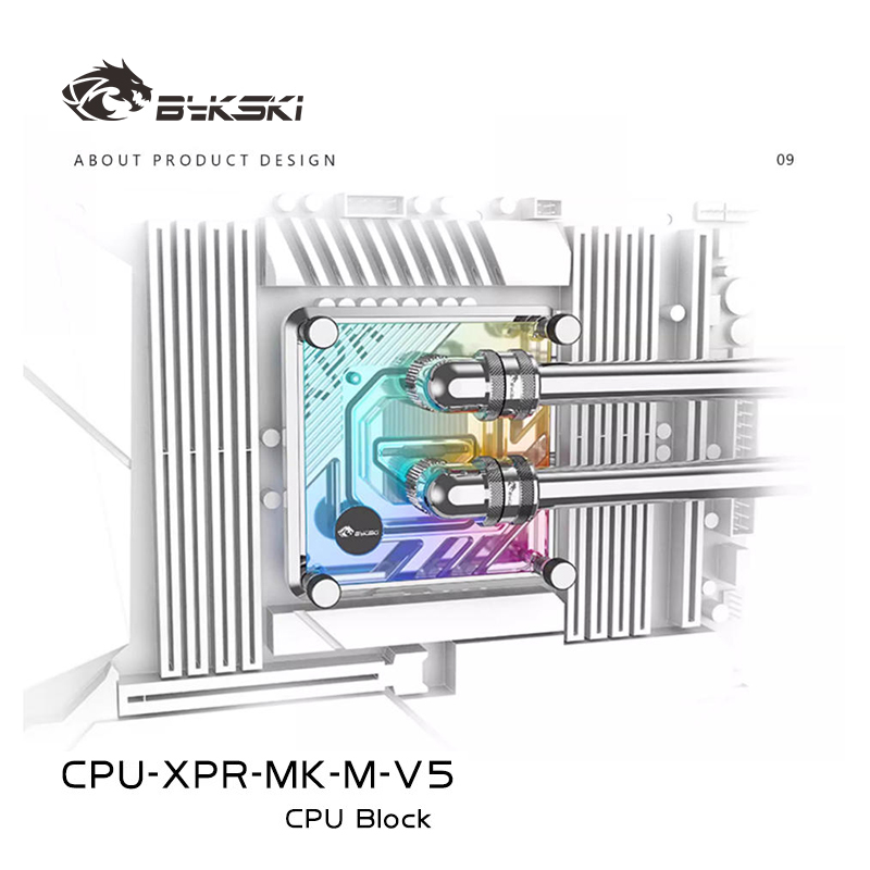 Amd Cpu Ryzen 9 - Bloc CPU Bykski pour INTEL LGA1700