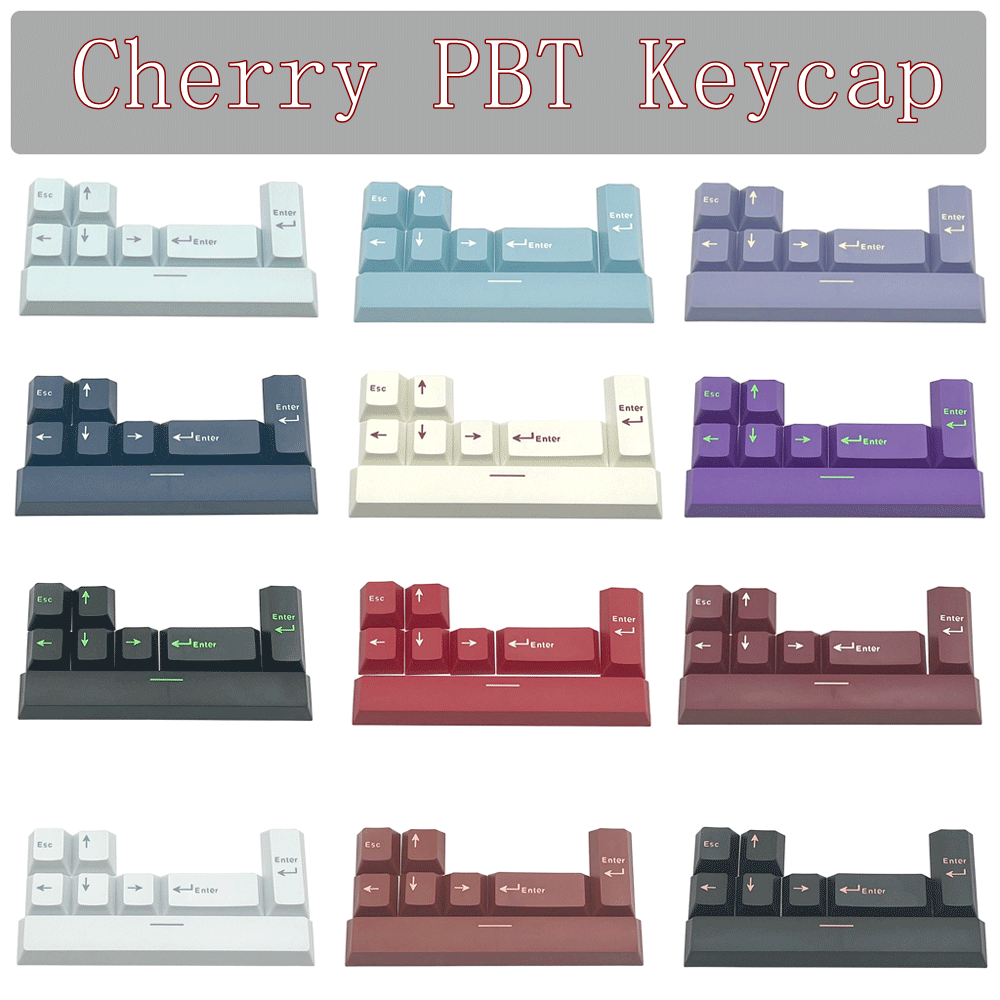Gaming Accessories Aesthetic - Capuchons de touches d'ordinateur 6.25U, profil