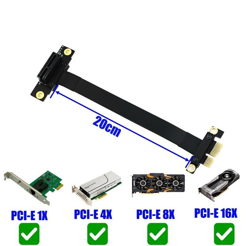 Pcie Extension Cable - 90 degrés Pci-E Pci Express 1X