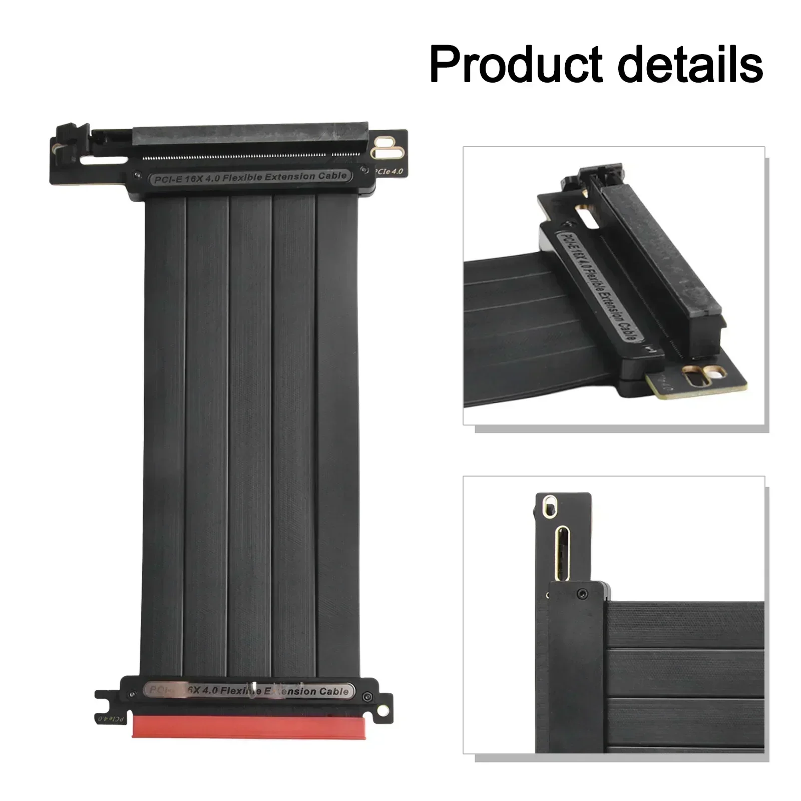 Pcie Extension Cable - TEUCER PCI-E 4.0 X16 câble Riser