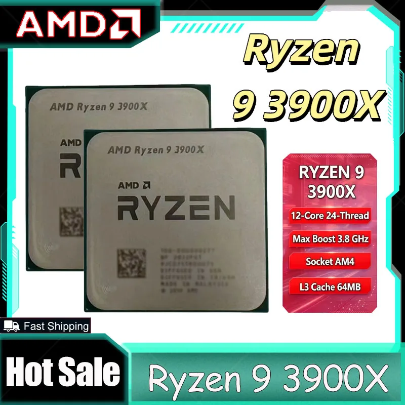 Amd Cpu Ryzen 9 - Processeur AMD Ryzen 9 3900X 12