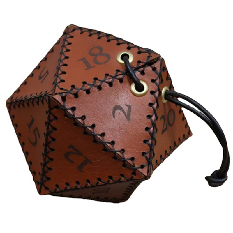 Sac à dés en cuir D20, boîte d - Gaming Accessories Gift Ideas avis et prix
