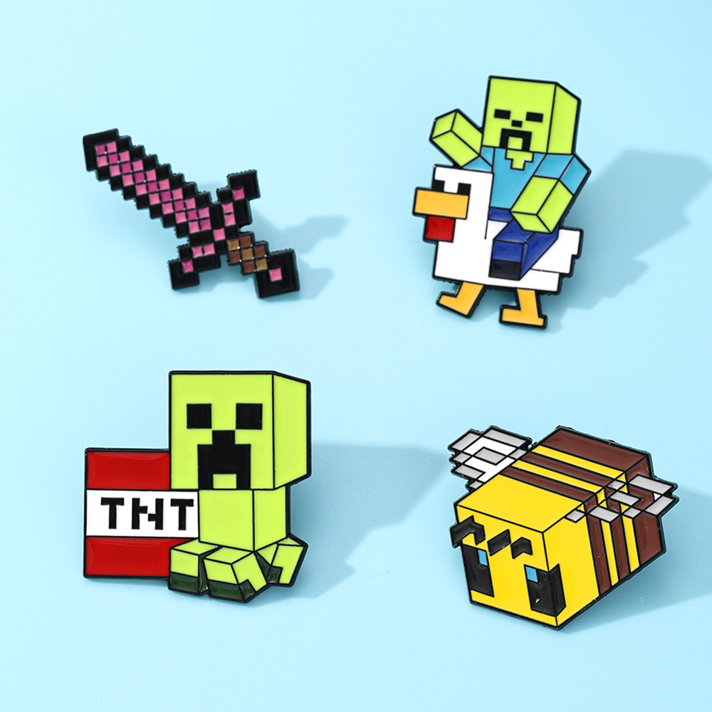 Lot de 4 épingles en émail mig - Gaming Accessories Wholesale avis et prix